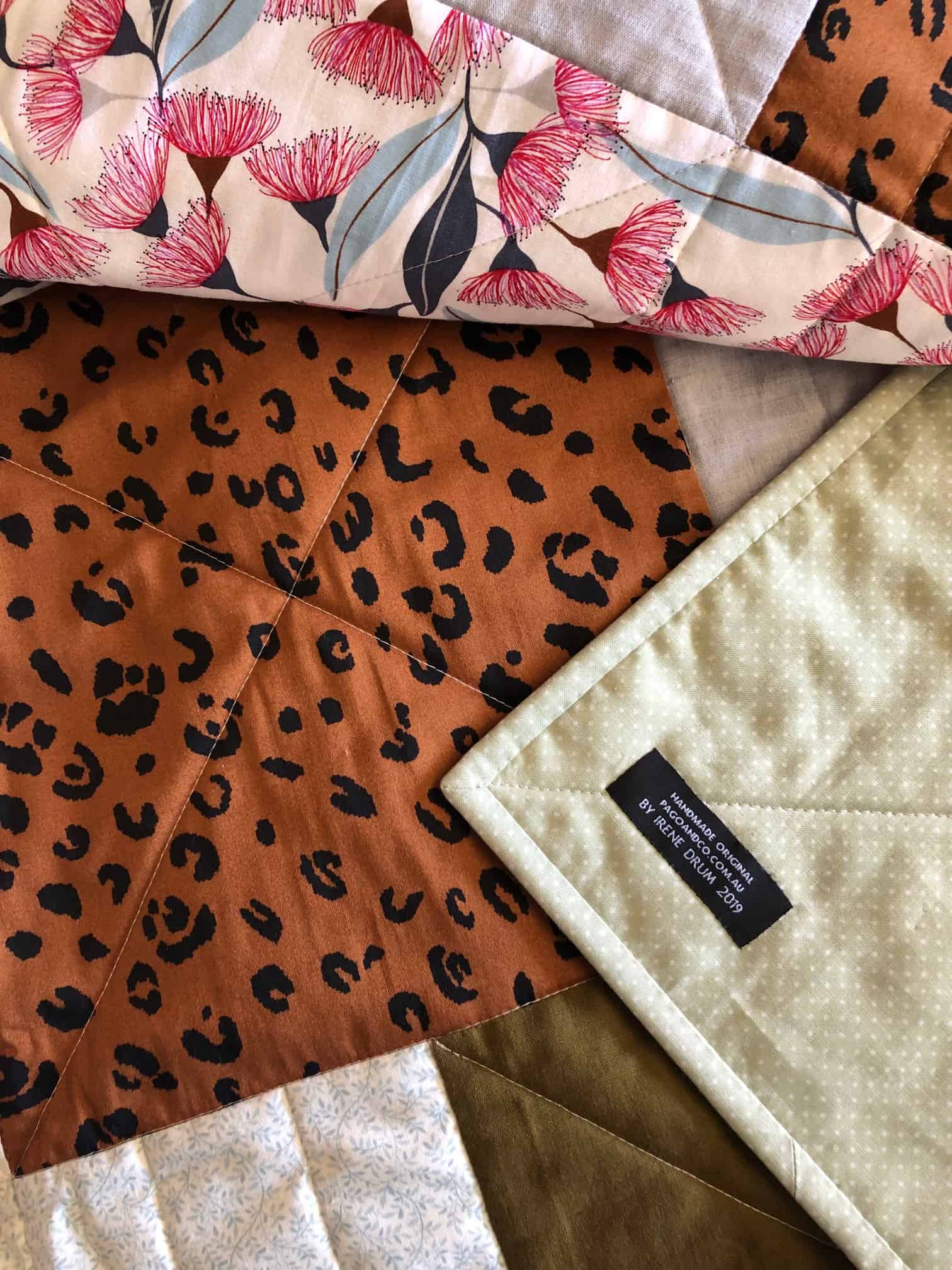 Pago Originals - Handmade Quilt, Gumnut Blossom - Image 3
