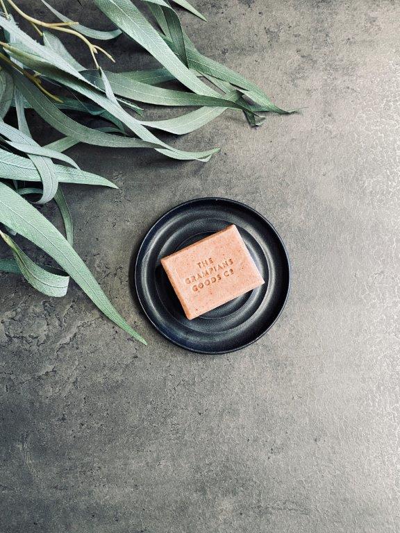 Elke Lucas Ceramics - Round Soap Dish, Matte Black - Image 3
