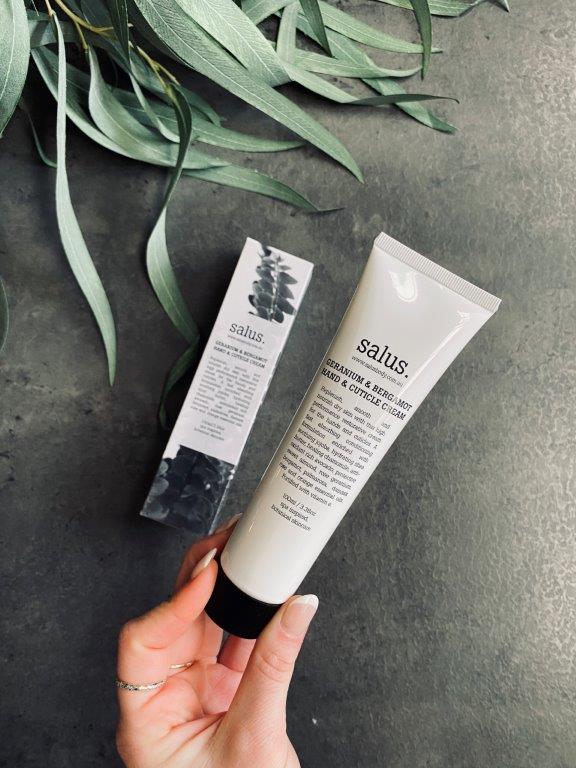 Salus Body - Hand and Cuticle Cream, Geranium and Bergamot (100ml) - Image 2