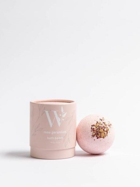 Wheelers Hill Soaps - Bath Bomb, Rose Geranium (160g) - Image 3