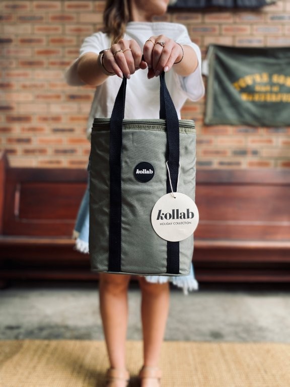 pago-kollab-wine_cooler_bag_khaki_black pago-kollab-wine_cooler_bag_khaki_black