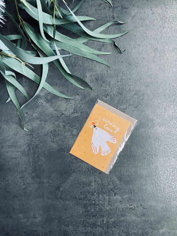 Lauren Sissons Studio - Greeting Card, 'Sending Love'